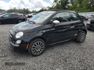 2012 FIAT 500 Lounge with VIN 3C3CFFER9CT253836, listed as a Copart auction lot 62113665 with 41,006 mi miles and Salvage title. Bid and sale history available at DreamBid. Image 1.