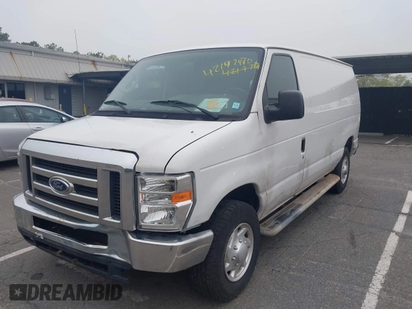 2012 Ford Econoline Cargo Recreational with VIN 1FTNE2EW8CDA64042, listed as a IAAI auction lot 42197470 with 130,647 mi miles. Bid and sale history available at carsss.com. Image 2.