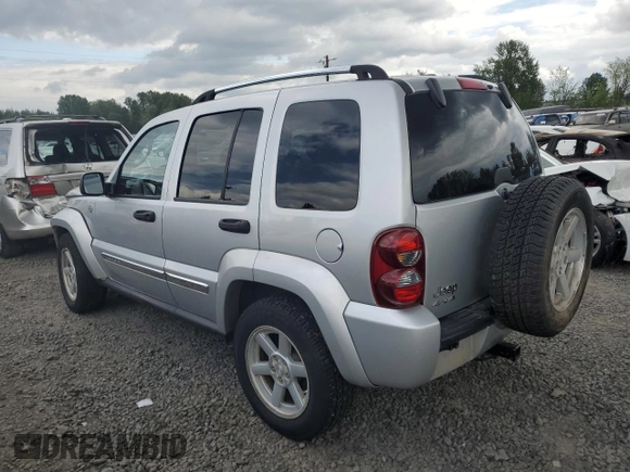 2006 Jeep Liberty Limited with VIN 1J4GL58K56W238578, listed as a Copart auction lot 57253195 with 132,207 mi miles and Salvage title. Bid and sale history available at DreamBid. Image 2.