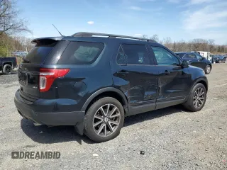 2015 Ford Explorer XLT with VIN 1FM5K8D84FGA30743, listed as a Copart auction lot 53464025 with 77,959 mi miles and Salvage Title. Bid and sale history available at carsss.com. Image 3.