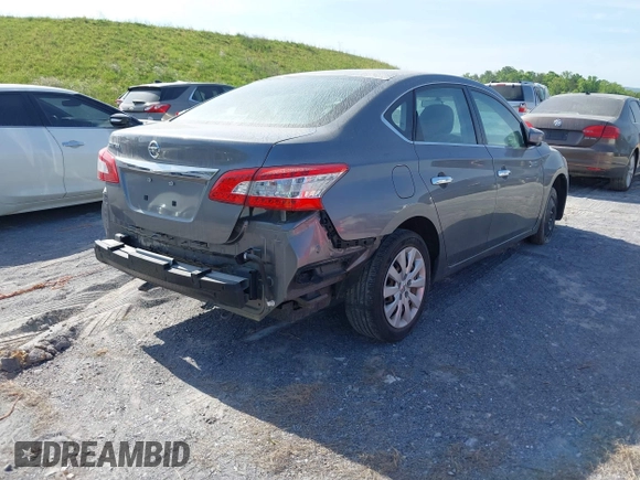 2015 Nissan Sentra S with VIN 3N1AB7AP4FY300807, listed as a IAAI auction lot 41499014 with 67,118 mi miles. Bid and sale history available at carsss.com. Image 4.