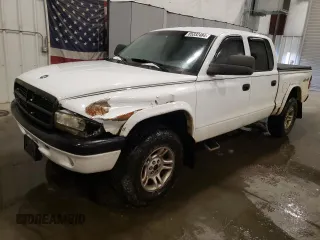 2004 Dodge Dakota Sport with VIN 1D7HG38NX4S635016, listed as a Copart auction lot 85332484 with 281,187 mi miles and Non Repairable. Bid and sale history available at carsss.com. Image 1.
