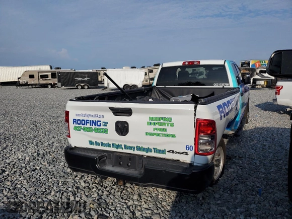 2024 Ram 2500 Tradesman with VIN 3C6UR5HJ7RG142671, listed as a Copart auction lot 57642205 with 89,461 mi miles and Non repairable. Bid and sale history available at DreamBid. Image 4.