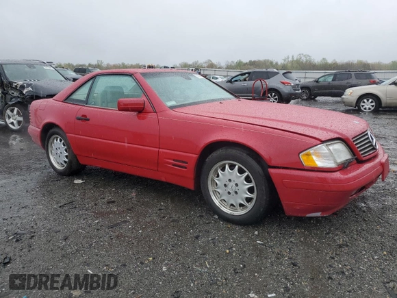 1998 Mercedes-Benz SL 500 with VIN WDBFA67F1WF160719, listed as a Copart auction lot 52823645 with 101,697 mi miles and Clean title. Bid and sale history available at DreamBid. Image 4.