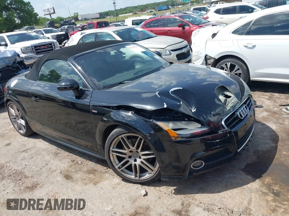 2014 Audi TT Premium Plus with VIN TRUSFAFK3E1000524, listed as a IAAI auction lot 42539787 with 94,665 mi miles and . Bid and sale history available at DreamBid. Image 1.