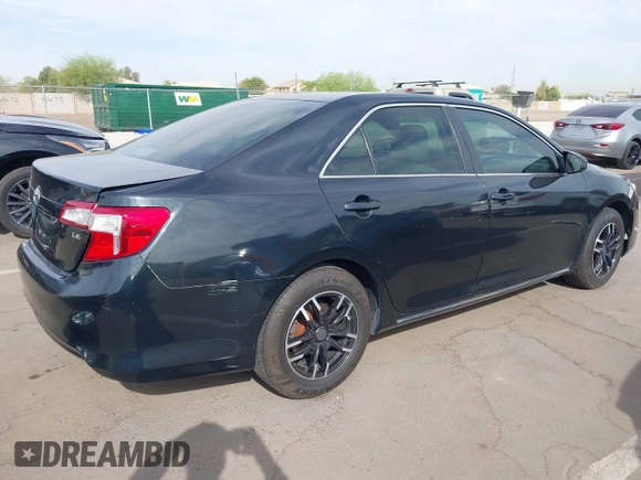 2014 Toyota Camry L with VIN 4T4BF1FK7ER438134, listed as a IAAI auction lot 41881798 with 137,886 mi miles. Bid and sale history available at carsss.com. Image 4.