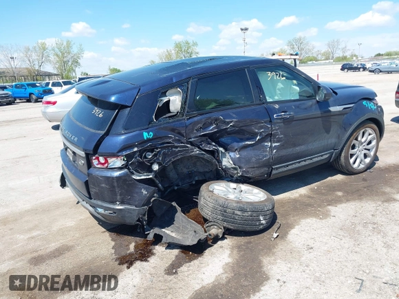 2015 Land Rover Range Rover Evoque Prestige with VIN SALVV2BG9FH992381, listed as a IAAI auction lot 42193926 with 94,135 mi miles and . Bid and sale history available at DreamBid. Image 4.