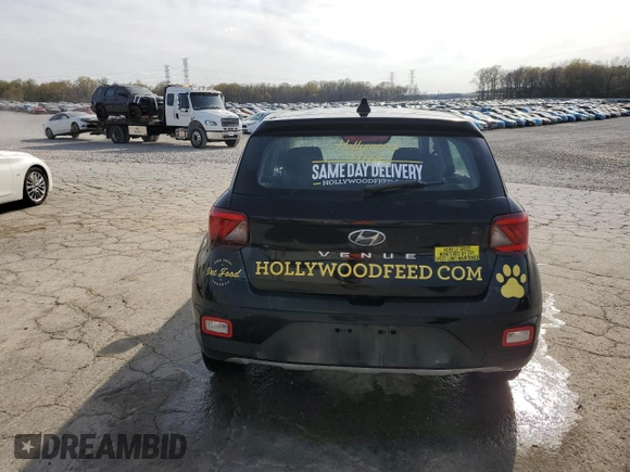 2020 Hyundai Venue SE with VIN KMHRB8A39LU038019, listed as a Copart auction lot 50126315 with 244,315 mi miles and Clean Title. Bid and sale history available at DreamBid. Image 6.