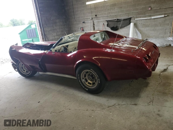 1977 Chevrolet Corvette with VIN 1Z37X7S438954, listed as a Copart auction lot 69469584 with 6,678 mi miles and Clean title. Bid and sale history available at DreamBid. Image 2.