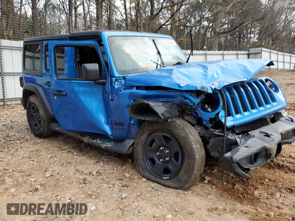 2022 Jeep Wrangler Unlimited Sport z VIN 1C4HJXDN6NW232539, wystawiony jako Copart lot #43936495 z przebiegiem 29 571 mil mil oraz Szkoda całkowita • Salvage title. Historia ofert i sprzedaży dostępna na DreamBid. Obrazek 4.
