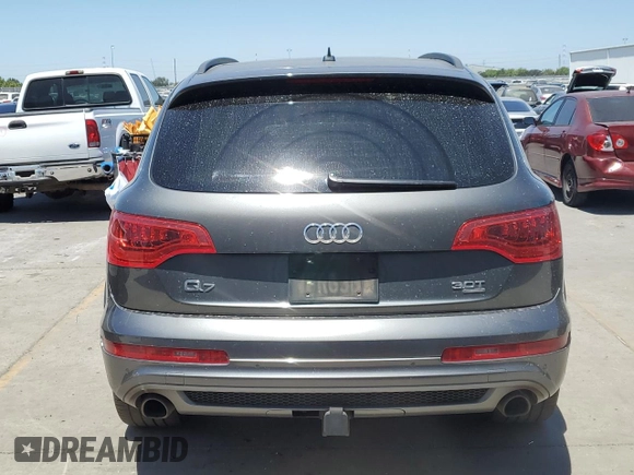 2014 Audi Q7 S line Prestige с VIN WA1DGAFE1ED018961, выставлен на аукционе Copart как лот 64089735 с пробегом 163 029 миль миль и Списание • Salvage title. История ставок и продаж доступна на DreamBid. Изображение 6.