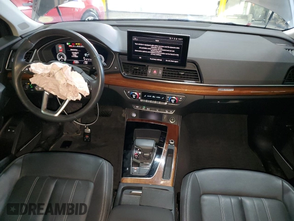 2021 Audi Q5 Premium Plus with VIN WA1E2AFY2M2055766, listed as a Copart auction lot 88973645 with 47,324 mi miles and Salvage Title. Bid and sale history available at carsss.com. Image 8.