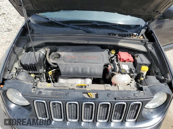 2018 Jeep Renegade Latitude with VIN ZACCJBBB6JPJ32919, listed as a Copart auction lot 54536315 with 106,293 mi miles and Clean Title. Bid and sale history available at carsss.com. Image 12.