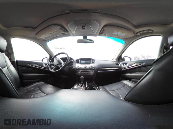 2014 Infiniti QX60 with VIN 5N1AL0MMXEC531216, listed as a IAAI auction lot 42003851 with 91,232 mi miles and . Bid and sale history available at DreamBid. Image 18.