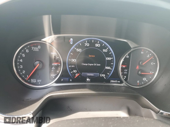 2019 Chevrolet Blazer Premier with VIN 3GNKBFRS1KS605089, listed as a Copart auction lot 44429355 with 28,665 mi miles and Salvage title. Bid and sale history available at DreamBid. Image 9.
