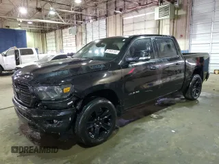 2021 Ram 1500 Big Horn with VIN 1C6RRFFG1MN774522, listed as a Copart auction lot 87945765 with 26,691 mi miles and Salvage title. Bid and sale history available at DreamBid. Image 1.