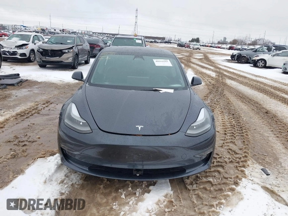 2023 Tesla Model 3 Performance with VIN 5YJ3E1EC6PF590739, listed as a IAAI auction lot 40919165 with 20,474 mi miles. Bid and sale history available at carsss.com. Image 13.