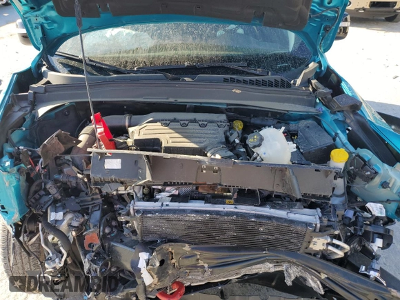 2022 Jeep Renegade Trailhawk with VIN ZACNJDC19NPN67837, listed as a Copart auction lot 48303205 with 16,855 mi miles and Salvage Title. Bid and sale history available at DreamBid. Image 12.