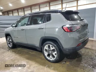 2021 Jeep Compass Limited with VIN 3C4NJDCBXMT596069, listed as a Copart auction lot 42027855 with 119,236 mi miles and Clean title. Bid and sale history available at DreamBid. Image 2.