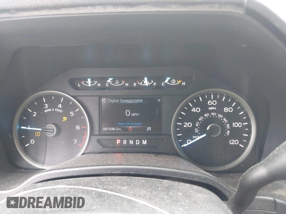 2018 Ford F-150 XL with VIN 1FTFW1E56JFE42735, listed as a IAAI auction lot 42382728 with 97,339 mi miles and . Bid and sale history available at DreamBid. Image 7.