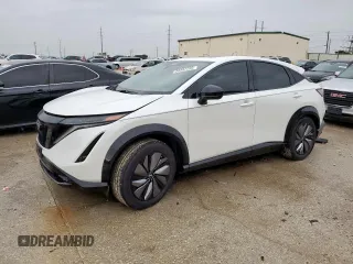 2024 Nissan ARIYA Evolve+ z VIN JN1DF0BB1RM738901, wystawiony jako Copart lot #55597295 z przebiegiem 6 569 mil mil oraz Szkoda całkowita • Salvage title. Historia ofert i sprzedaży dostępna na DreamBid. Obrazek 1.