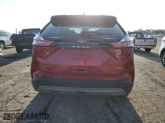 2021 Ford Edge SEL with VIN 2FMPK4J96MBA62421, listed as a Copart auction lot 69049654 with 88,496 mi miles and Salvage Title. Bid and sale history available at carsss.com. Image 6.
