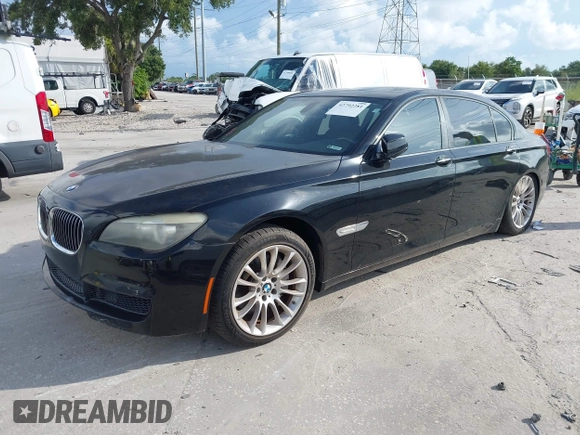2012 BMW 7 Series 740Li with VIN WBAKB4C57CC576203, listed as a IAAI auction lot 42792281 with 91,705 mi miles and . Bid and sale history available at DreamBid. Image 2.