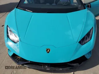 2019 Lamborghini Huracan Performante z VIN ZHWUS4ZF3KLA12102, wystawiony jako Copart lot #65319274 z przebiegiem Nie podano mil oraz Szkody całkowita. Historia ofert i sprzedaży dostępna na DreamBid. Obrazek 12.
