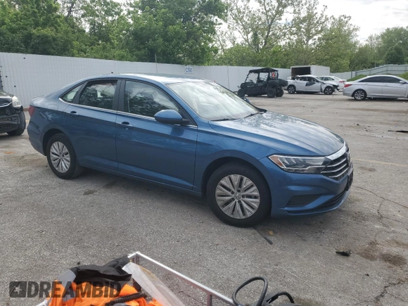 2020 Volkswagen Jetta S with VIN 3VWCB7BU4LM017849, listed as a Copart auction lot 55959285 with 57,125 mi miles and Salvage title. Bid and sale history available at DreamBid. Image 4.