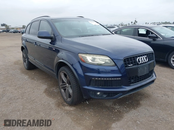 2013 Audi Q7 3.0L TDI Prestige with VIN WA1WMBFE2DD006596, listed as a IAAI auction lot 41879103 with 118,956 mi miles. Bid and sale history available at carsss.com. Image 1.