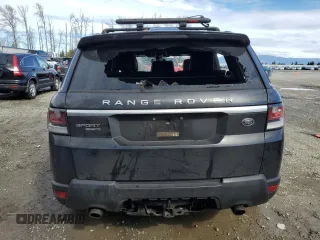2014 Land Rover Range Rover Sport HSE with VIN SALWR2WF5EA319394, listed as a Copart auction lot 50943535 with 0 mi miles and Salvage Title. Bid and sale history available at carsss.com. Image 6.