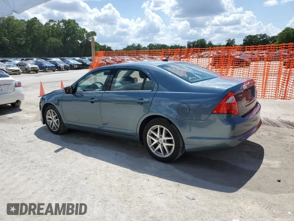 2011 Ford Fusion SEL with VIN 3FAHP0JA5BR340842, listed as a Copart auction lot 55117615 with 106,611 mi miles and Salvage Title. Bid and sale history available at DreamBid. Image 2.