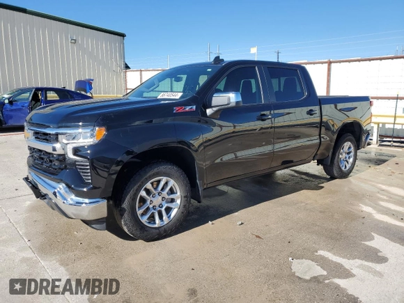 2023 Chevrolet Silverado 1500 LT with VIN 1GCUDDED2PZ261337, listed as a Copart auction lot 86740544 with 24,362 mi miles and Salvage Title. Bid and sale history available at carsss.com. Image 1.