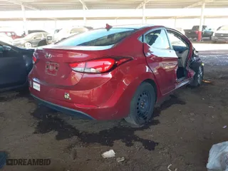 2014 Hyundai Elantra Limited with VIN 5NPDH4AE4EH532678, listed as a IAAI auction lot 41633750 with 180,683 mi miles. Bid and sale history available at carsss.com. Image 4.