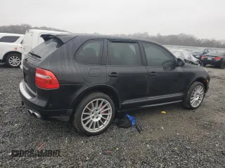 2009 Porsche Cayenne Turbo with VIN WP1AC29P69LA83418, listed as a Copart auction lot 87115384 with 129,437 mi miles and Clean Title. Bid and sale history available at carsss.com. Image 3.