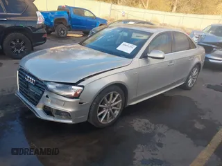 2014 Audi A4 Premium Plus with VIN WAUFFAFL5EN034104, listed as a IAAI auction lot 40891293 with 115,313 mi miles. Bid and sale history available at carsss.com. Image 2.