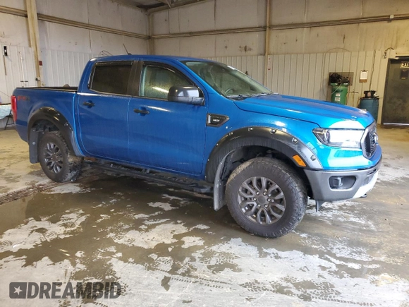 2021 Ford Ranger XL with VIN 1FTER4FH3MLD77703, listed as a Copart auction lot 44117485 with 44,938 mi miles and Salvage Title. Bid and sale history available at carsss.com. Image 4.