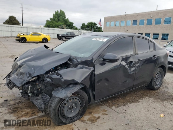 2013 Mazda 3 i Sport with VIN JM1BL1UP5D1847349, listed as a Copart auction lot 61378075 with 157,963 mi miles and Salvage title. Bid and sale history available at DreamBid. Image 1.