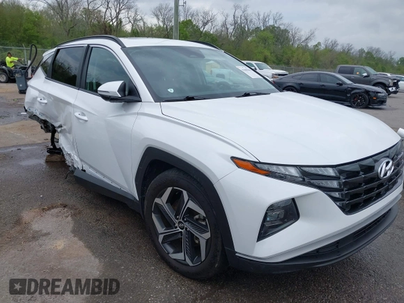 2023 Hyundai Tucson SEL with VIN 5NMJF3AE4PH190541, listed as a IAAI auction lot 41889463 with 17,677 mi miles and . Bid and sale history available at carsss.com. Image 1.