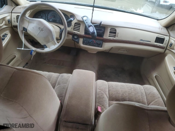2000 Chevrolet Impala with VIN 2G1WF55E5Y9160394, listed as a Copart auction lot 87721925 with 0 mi miles and Salvage Title. Bid and sale history available at carsss.com. Image 8.
