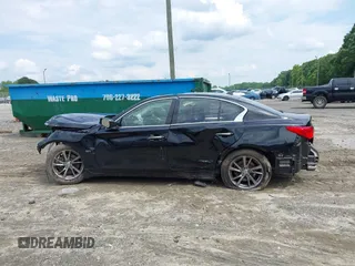 2017 Infiniti Q50 Premium with VIN JN1EV7AR6HM837923, listed as a IAAI auction lot 42255798 with 90,371 mi miles and . Bid and sale history available at DreamBid. Image 14.