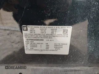 2013 Cadillac SRX z VIN 3GYFNAE3XDS654498, wystawiony jako IAAI lot #41740938 z przebiegiem 134 933 mil mil oraz . Historia ofert i sprzedaży dostępna na DreamBid. Obrazek 9.