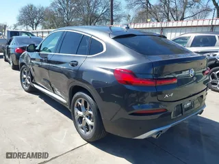 2020 BMW X4 xDrive30i with VIN 5UX2V1C07LLE67741, listed as a IAAI auction lot 41744018 with 40,549 mi miles. Bid and sale history available at carsss.com. Image 3.