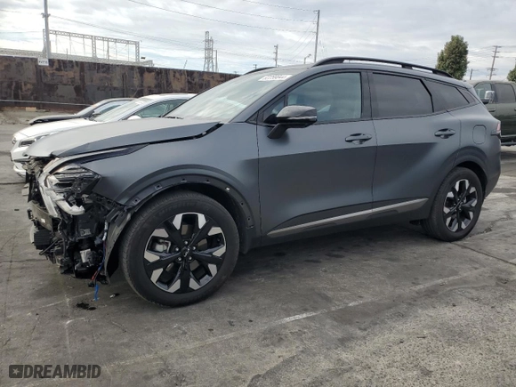 2023 Kia Sportage Plug-In Hybrid X-Line Prestige with VIN KNDPZDAH3P7082162, listed as a Copart auction lot 82259044 with 17,328 mi miles and Salvage Title. Bid and sale history available at carsss.com. Image 1.
