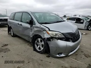 2012 Toyota Sienna with VIN 5TDKA3DC2CS010056, listed as a Copart auction lot 44639505 with 146,195 mi miles and Salvage Title. Bid and sale history available at DreamBid. Image 12.