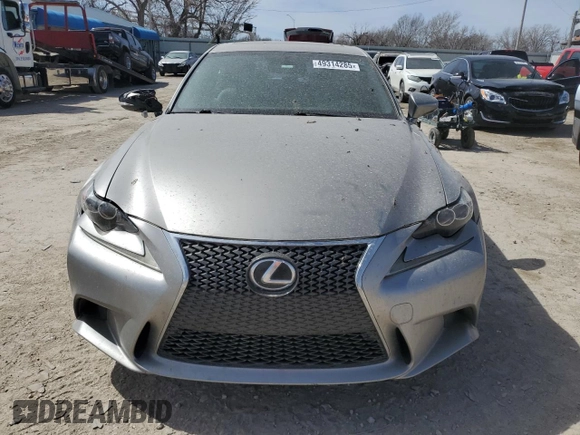 2015 Lexus IS 250 with VIN JTHCF1D26F5023662, listed as a Copart auction lot 49314285 with 142,086 mi miles and Salvage Title. Bid and sale history available at DreamBid. Image 5.