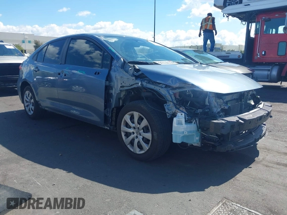 2023 Toyota Corolla LE z VIN JTDB4MEE4P3005736, wystawiony jako IAAI lot #41739662 z przebiegiem 28 257 mil mil oraz . Historia ofert i sprzedaży dostępna na DreamBid. Obrazek 1.