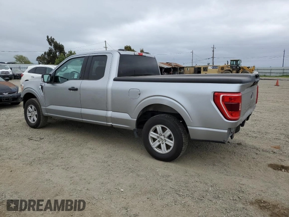 2021 Ford F-150 XL with VIN 1FTEX1CB2MKE77401, listed as a Copart auction lot 52754445 with 87,029 mi miles and Salvage title. Bid and sale history available at DreamBid. Image 2.