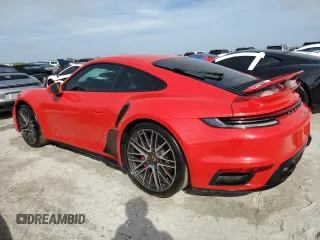2021 Porsche 911 Turbo S with VIN WP0AD2A98MS257905, listed as a Copart auction lot 76887524 with 32,895 mi miles and Non Repairable. Bid and sale history available at carsss.com. Image 2.