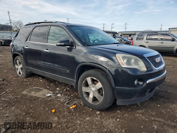 2009 GMC Acadia SLT2 with VIN 1GKEV33D09J116771, listed as a Copart auction lot 53981975 with 107,405 mi miles and Salvage title. Bid and sale history available at DreamBid. Image 4.